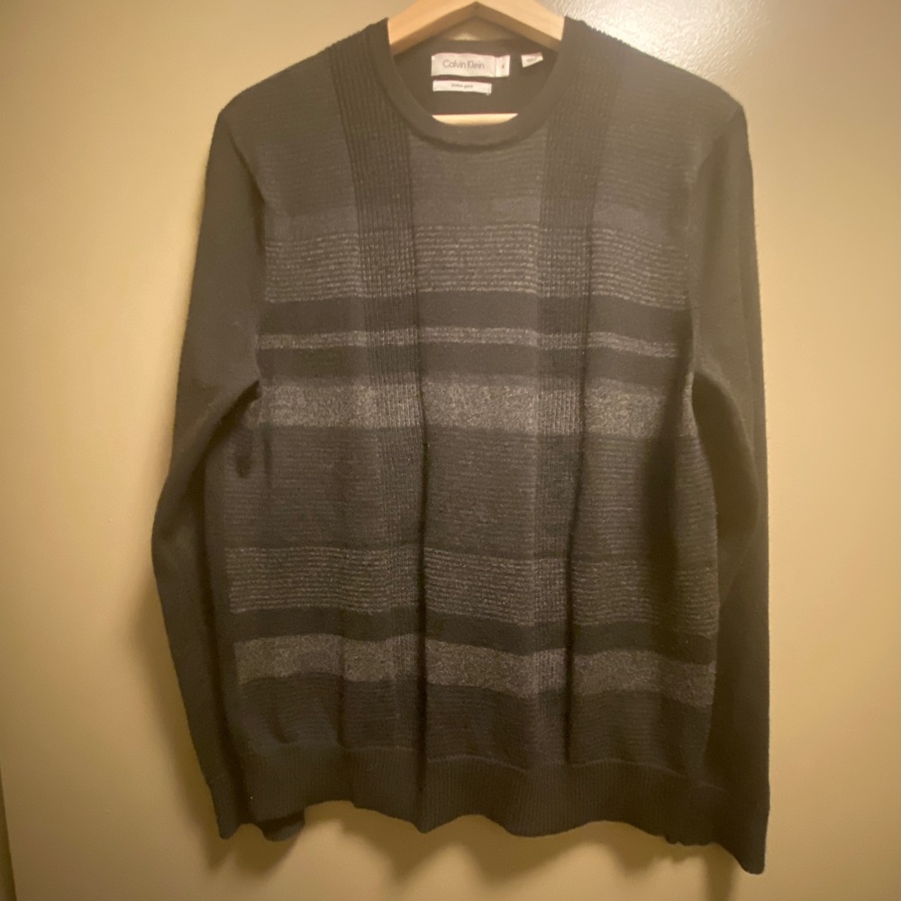 Italian yarn Calvin Klein wool blend sweater
